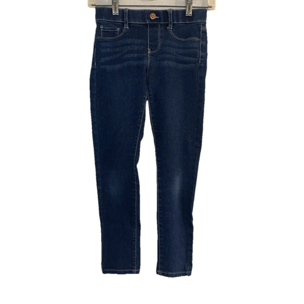 YMI Girls Size 10 Denim Jeans Blue Skinny Low Rise Dark Wash Stretch Comfortable